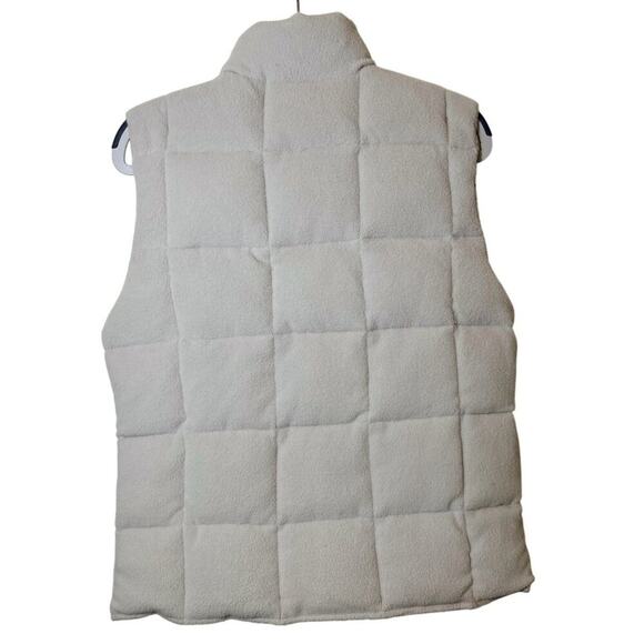 Old Navy Quilted Reversible Old Navy Fleece Puffer Vest Women's Small - Picture 2 of 10